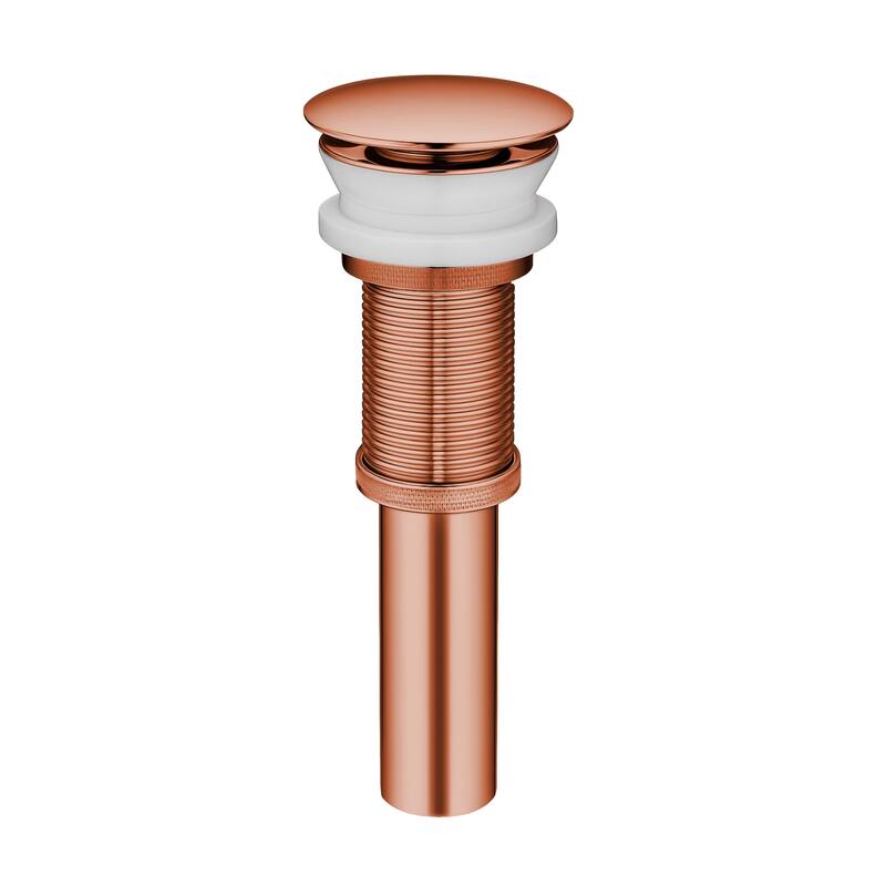 Whitehaus Collection Decorative Pop-up Mushroom Drain with Overflow - Copper