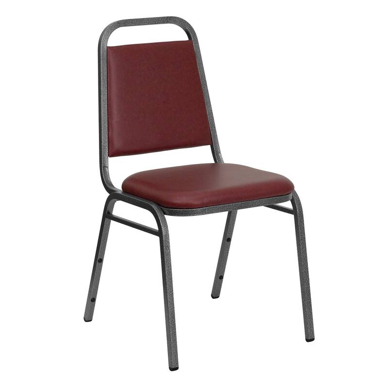 Trapezoidal Back Stacking Banquet Chair with 1.5" Thick Seat - 20.25"D x 17.5"W x 34"H