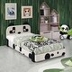 preview thumbnail 8 of 8, Costway Twin Size Kids Bed Toddler Upholstered Low Profile Bed Frame