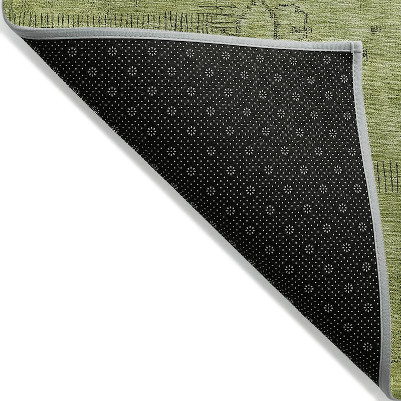 Machine Washable Indoor/ Outdoor Chantille Boho Traditional Rug