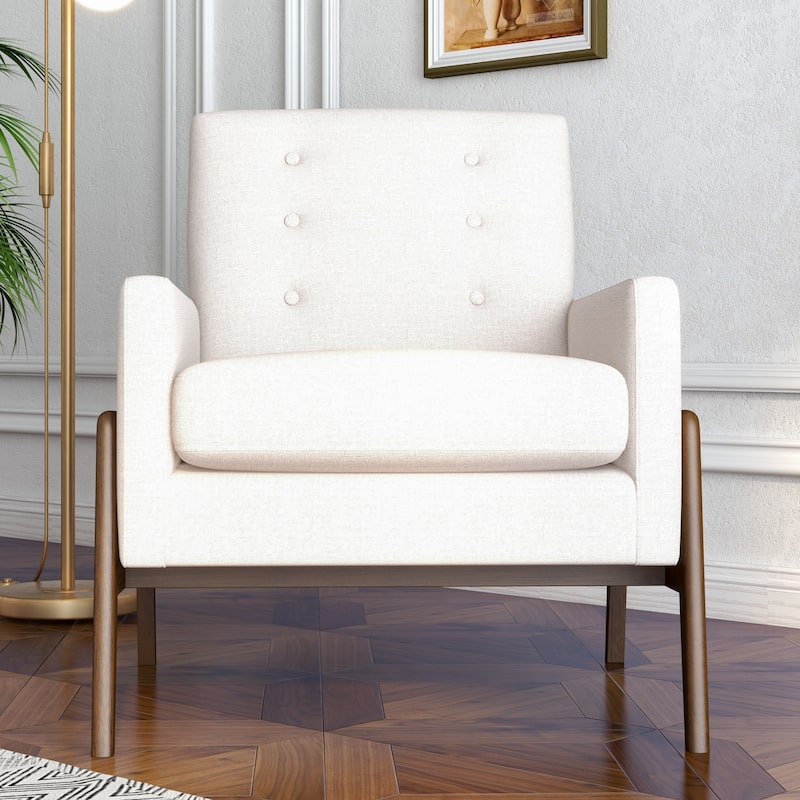 Sage Mid Century Modern Velvet Lounge Chair