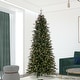 preview thumbnail 1 of 3, Vickerman 9' x 50" Douglas Fir Fir Artificial Slim Pre-Lit Christmas Tree, Warm White 3mm Low Voltage LED Wide Angle Lights.