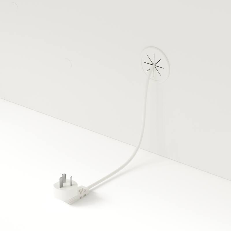 78.7" Kitchen Island with Faux Stone Top & Power Outlet Storage Cabinet with Drawers & Doors, Farmhouse White Kitchen Island