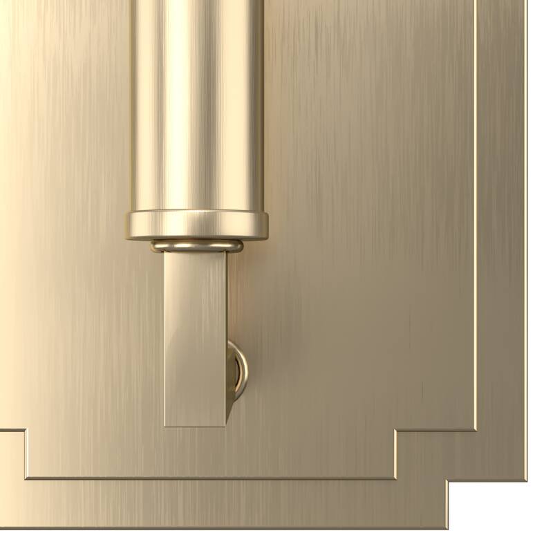 Hunter Zoanne 1-Light Geometric Wall Sconce - Hallway, Bedroom, Artwork - Contemporary, Transitional, Candle
