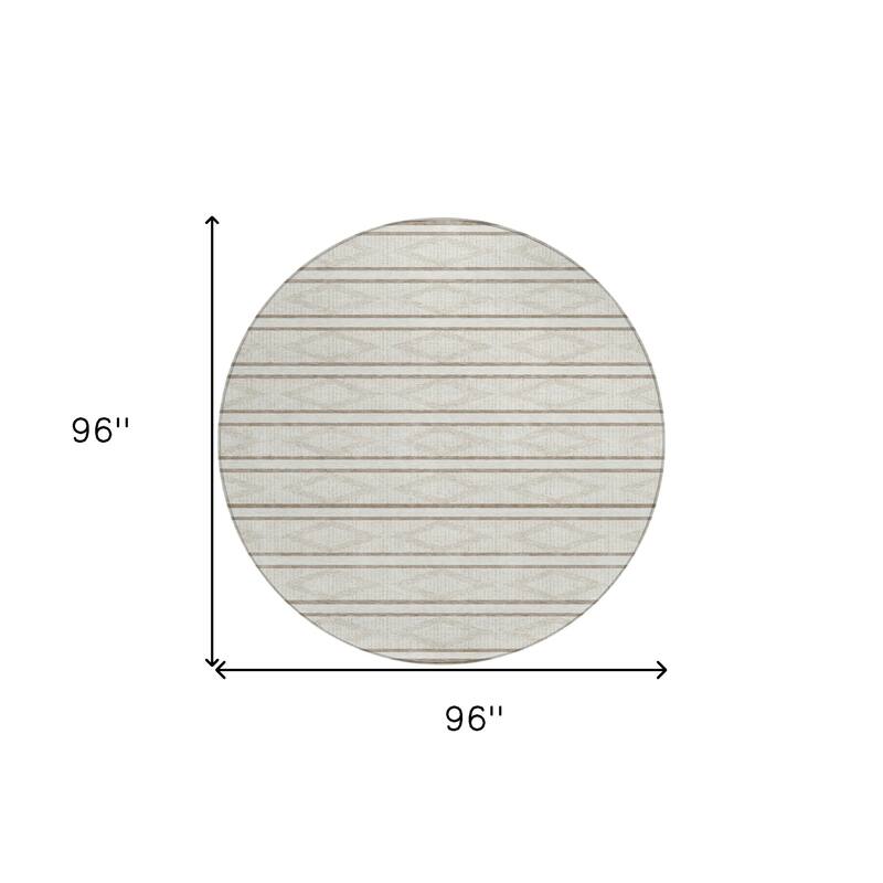 HomeRoots Geometric Transitional Rectangle Outdoor Rug
