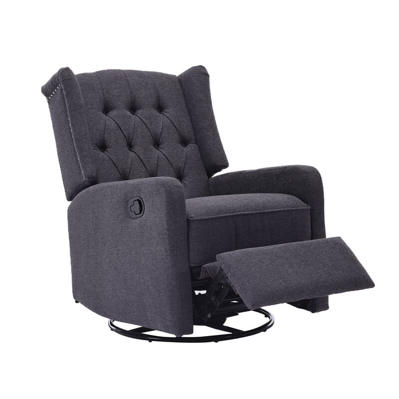 360 Degree Swivel Nursery Rocking Chair