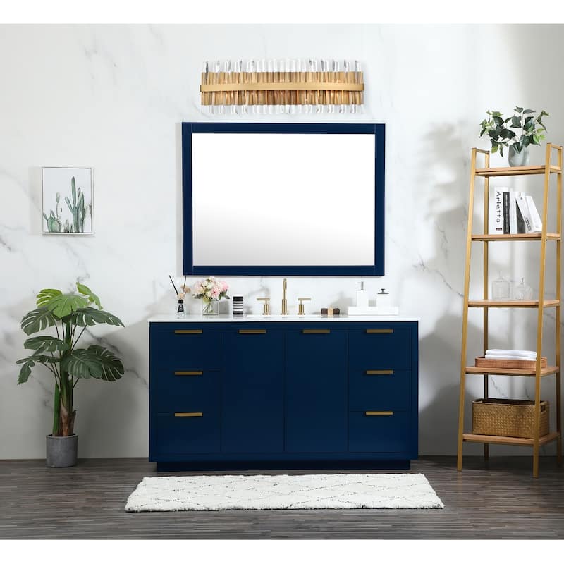 Indigo Home 36 inch crystal bath sconce