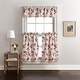 preview thumbnail 6 of 4, Curtainworks Antique Rose Kitchen Curtain Valance and Tier Pair Curtain Collection