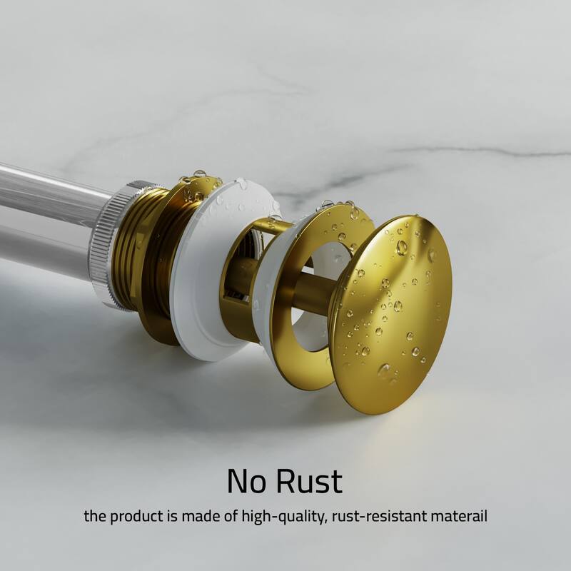 Dowell Undermount Sink Pop-Up Drain with Overflow