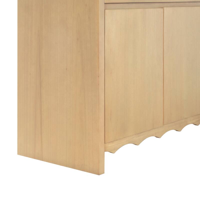 SAFAVIEH Couture Rhylee 4-Door Wood Sideboard - 71"W x 19"D x 31"H