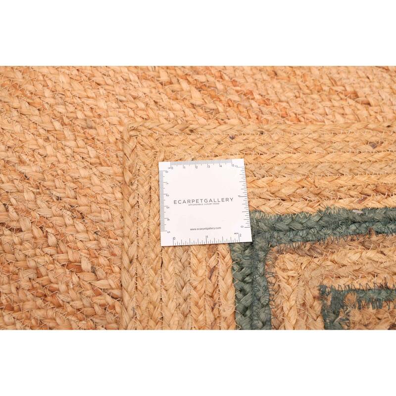 ECARPETGALLERY Flat-Weave Palas Denizli Tan Jute Rug - 4'7 x 6'8