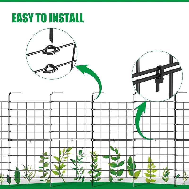 Decorative Metal Wire Garden Fence