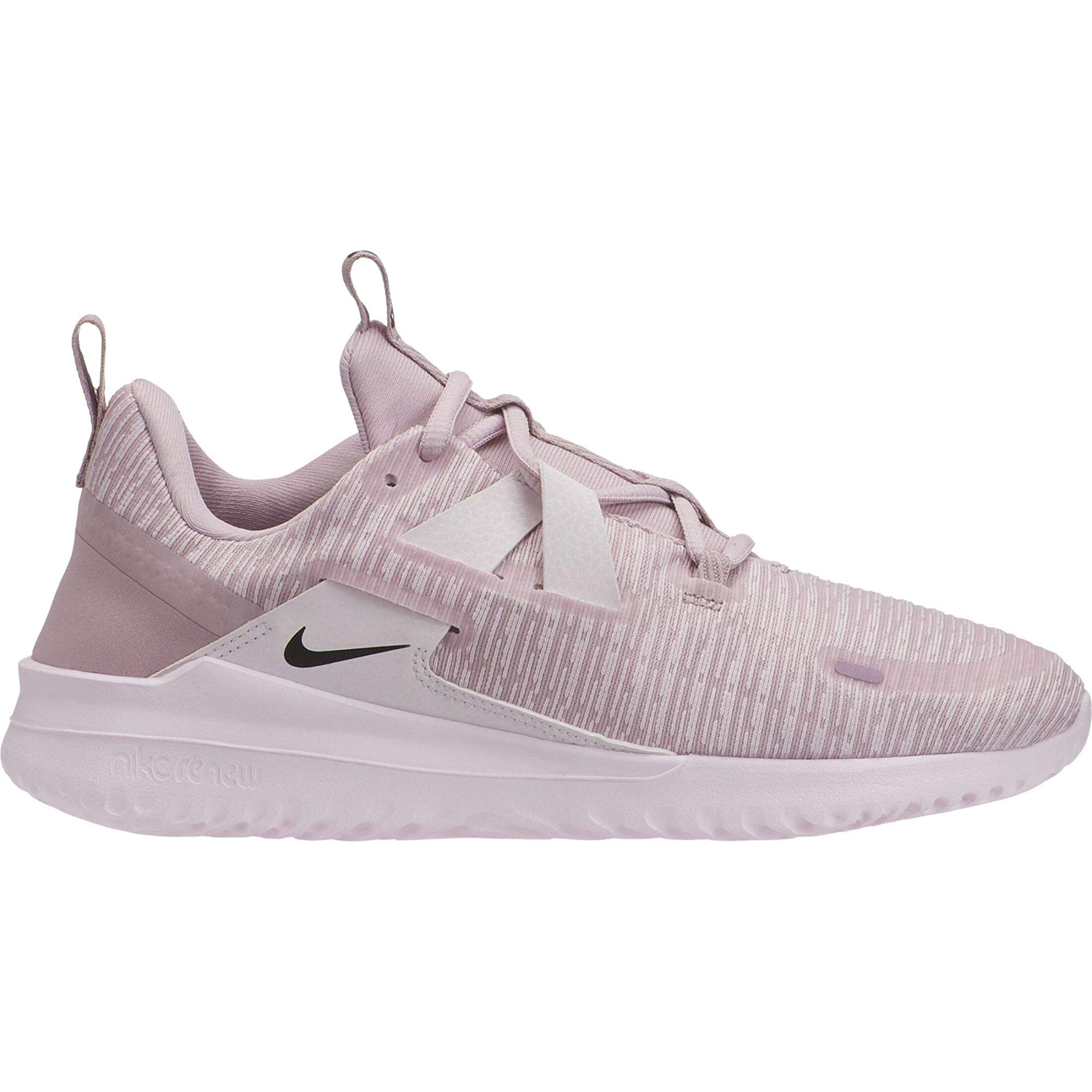 nike running renew arena sneakers in pink