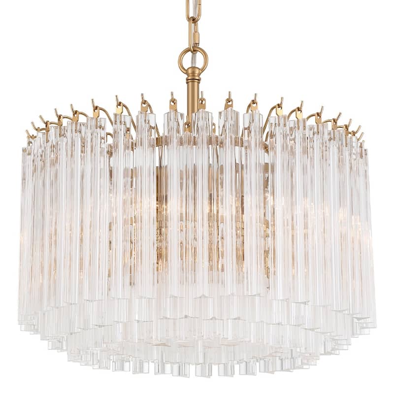 Crystorama Lighting Group LOF-5005 Lofton 5 Light 18" Wide Pendant / - Aged Brass