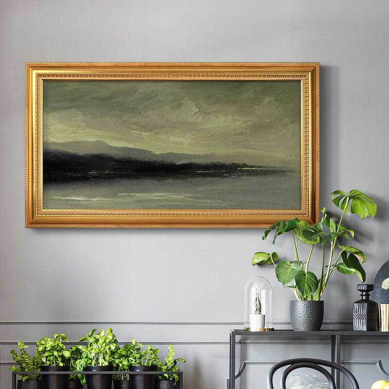 Coastal Dawn Premium Framed Canvas- Ready to Hang
