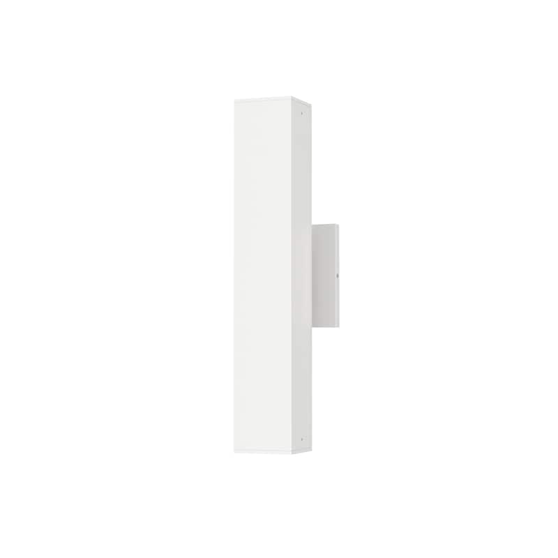 Maxim 86423 Culvert 2 Light 15" Tall LED Outdoor Wall Sconce - White