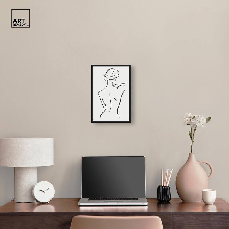 Woman in Contour III Canvas by Art Remedy