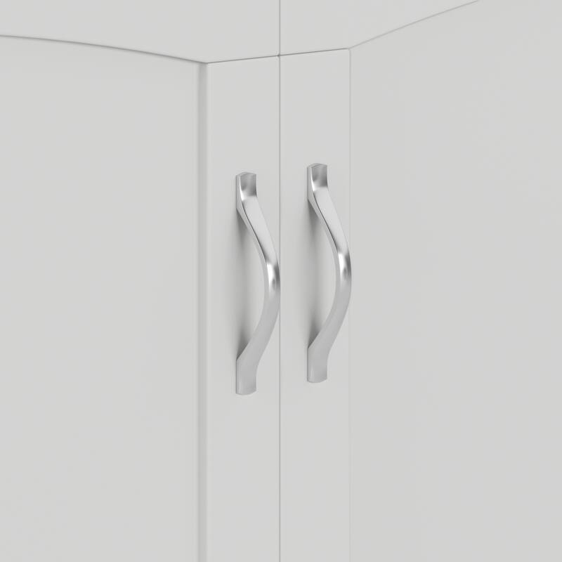 Marion Queen Murphy Bed Chest with 6" Mattress, Storage Drawer & Built-In Charger