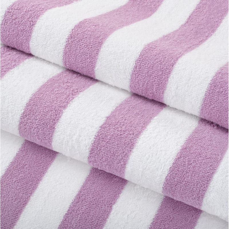 Arkwright California Cabana 4-Piece striped Beach Towel Set - 30x70
