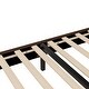 preview thumbnail 8 of 6, Upholstered Platform Bed with Bear Shaped Headboard,LED Light Strips