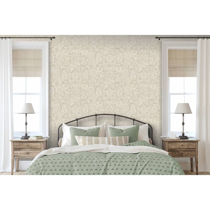 Arthouse Verity Neutral Jacobean Trail Wallpaper