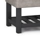 preview thumbnail 16 of 136, WYNDENHALL Essex 44 inch Wide Transitional Rectangle Ottoman Bench