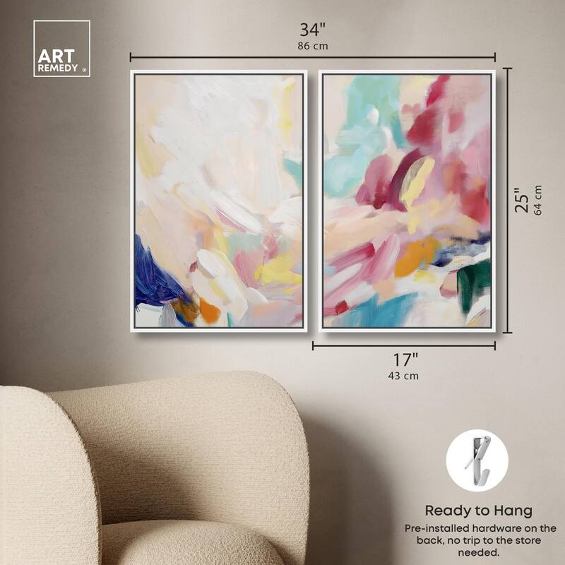 Unbridled Spirit I Canvas Set of 2 by Art Remedy