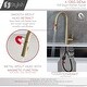 preview thumbnail 48 of 54, STYLISH Kitchen Sink Faucet Single Handle Pull Down Dual Mode Stainless Steel Polished