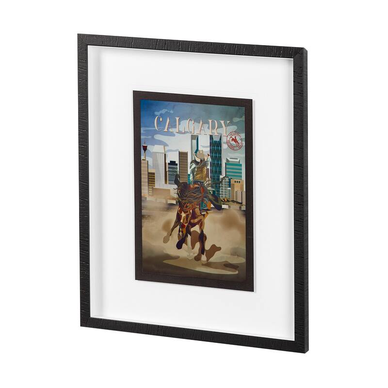 Calgary Go (M) Framed Art Print