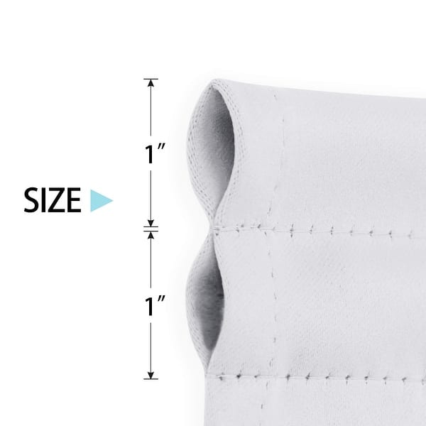 dimension image slide 1 of 13, Deconovo French Door Curtain with Rod Pocket and Tieback 1 Panel