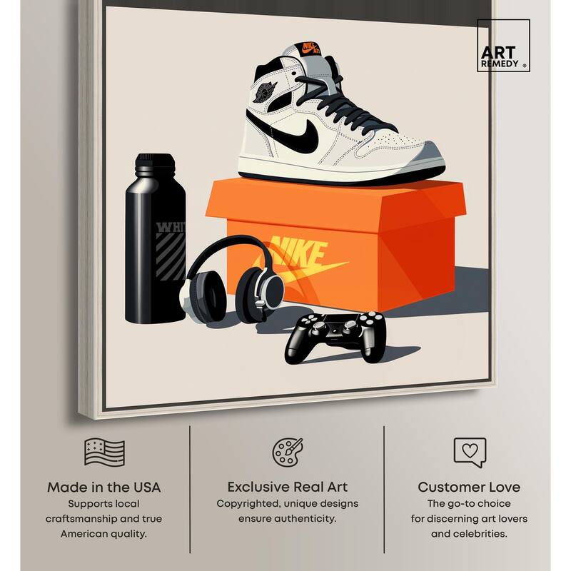 Important Sneaker Accessories Canvas by Art Remedy