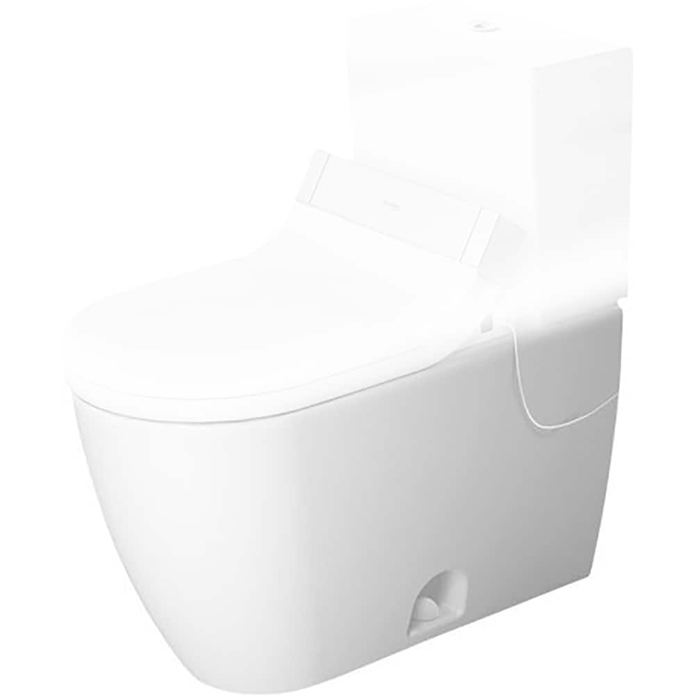 Duravit ME by Starck Two Piece Elongated Toilet Less Seat 2171010000 White