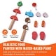 preview thumbnail 3 of 5, Wooden Play Barbecue Toy Grill, Kids Grill Playset Wooden Play Food Kitchen Accessory (21 PCS) - 21 PCS