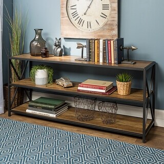 Carbon Loft Hattie 60 Inch X Frame Bookshelf On Sale Overstock 20559229