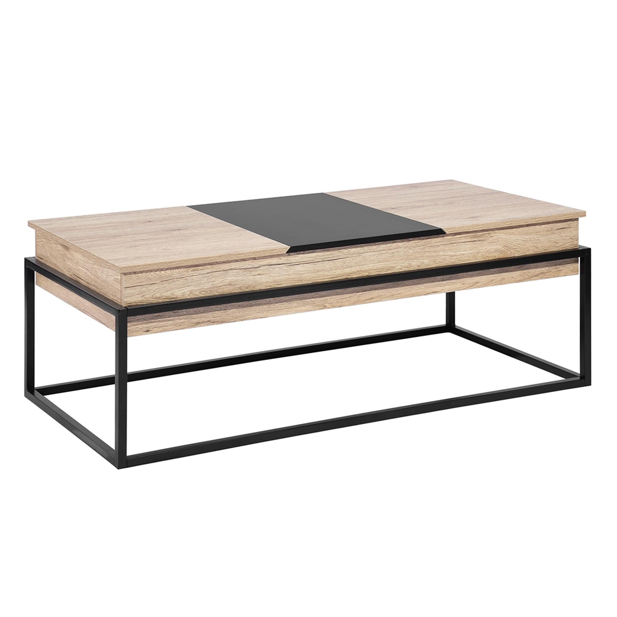 Clihome 47.2"" Wood Lift Top Storage Coffee Table -  CL-SH4W50286
