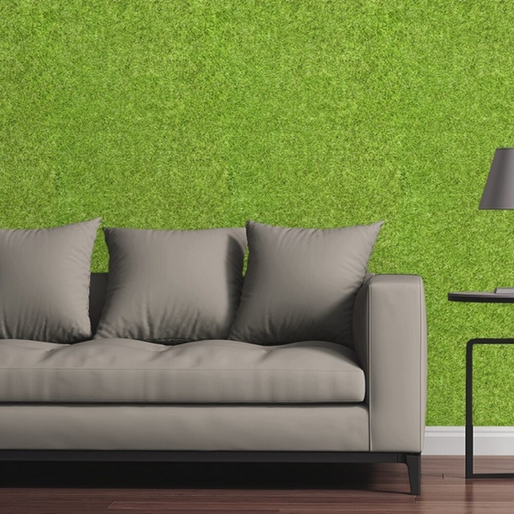Shop Removable Wallpaper Tile Grass On Sale Overstock 27619041