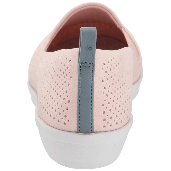 clarks pink loafers