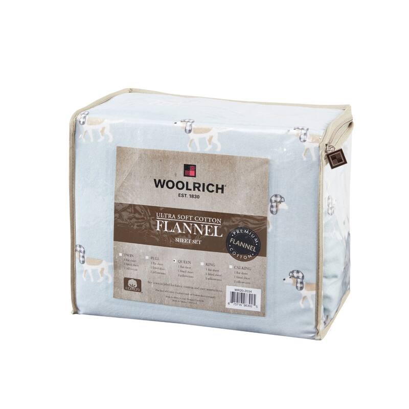 Woolrich Cotton Flannel Sheet Set