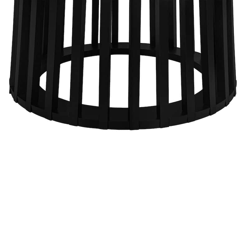 Roomfitters Round Dining Table, Modern Black Pedestal Base, Small Kitchen or Dining Room Table for 2-4 People