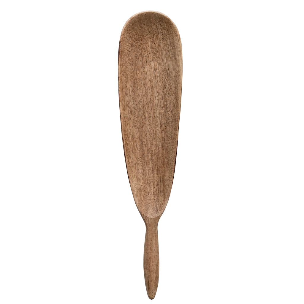 Wood Serving Tray with Handle - 14.0"L x 3.0"W x 1.0"H