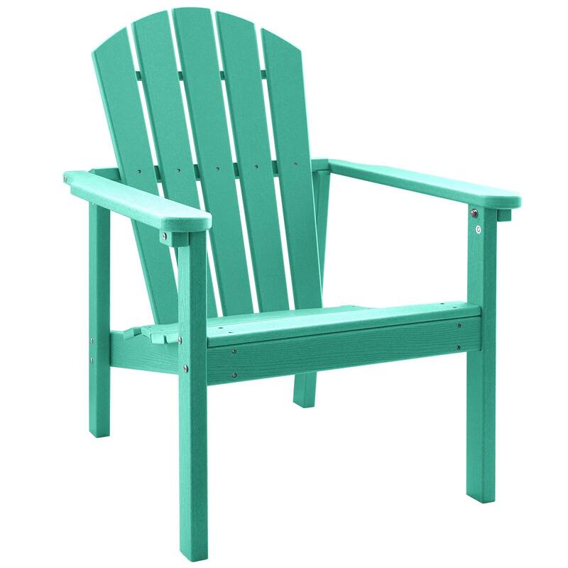 All Weather HDPE Stackable Adirondack Chair,Space-Saving Outdoor Patio Chair