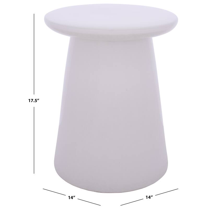 SAFAVIEH Home Thena, 18-inch, Ceramic Garden Stool - 14"W x 14"D x 18"H