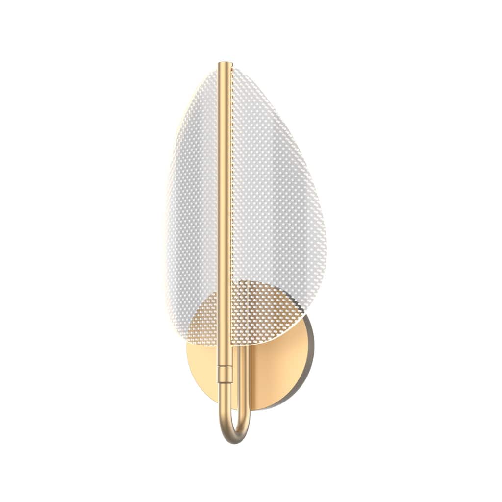 Alora Lighting WV321101 Flora 15" Tall LED Bathroom Sconce - ADA