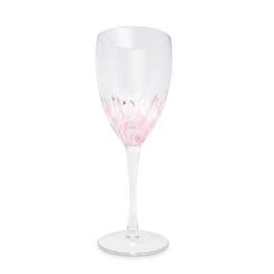 Optic Wine Glasses with Color Gradient, Set of 6