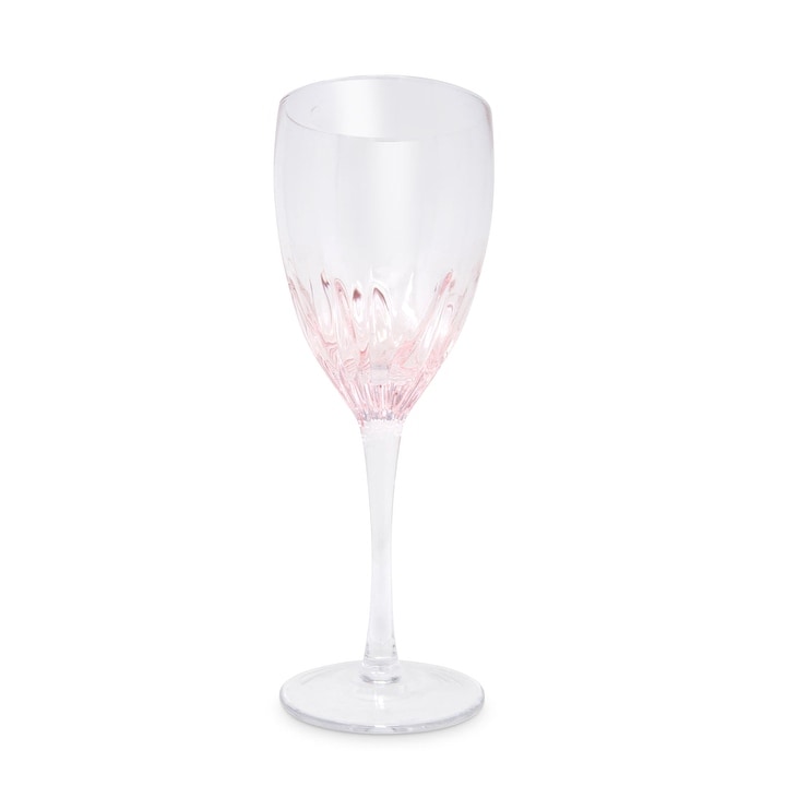 Optic Wine Glasses with Color Gradient, Set of 6