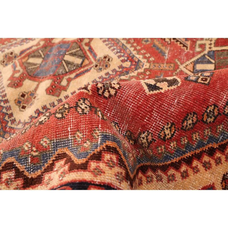 ECARPETGALLERY Hand-knotted Antalya Vintage Dark Copper Wool Rug - 4'5 x 6'7
