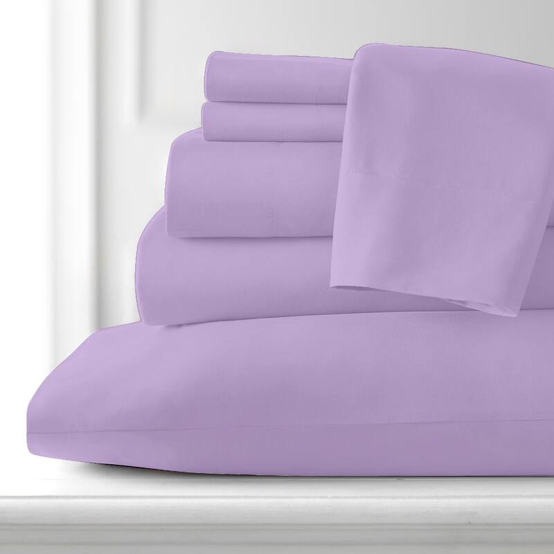 Hotel Collection Rayon derived from Bamboo Bed Sheet Set - 6 Piece