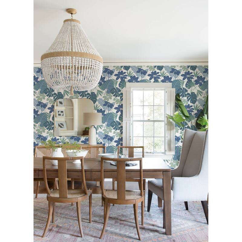 A-Street Prints Helios Green Geometric Wallpaper