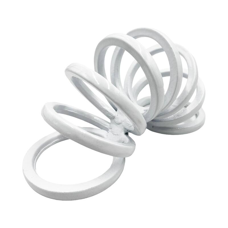 Decorative Handmade Aluminum Modern Sculpture - 10 x 5 x 5 in