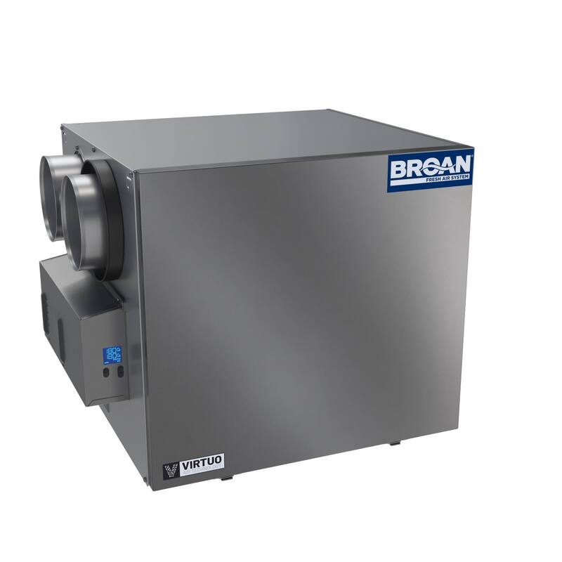 Broan B230H75RS AI 225 CFM Wall or Ceiling Mounted Heat Recovery - Black